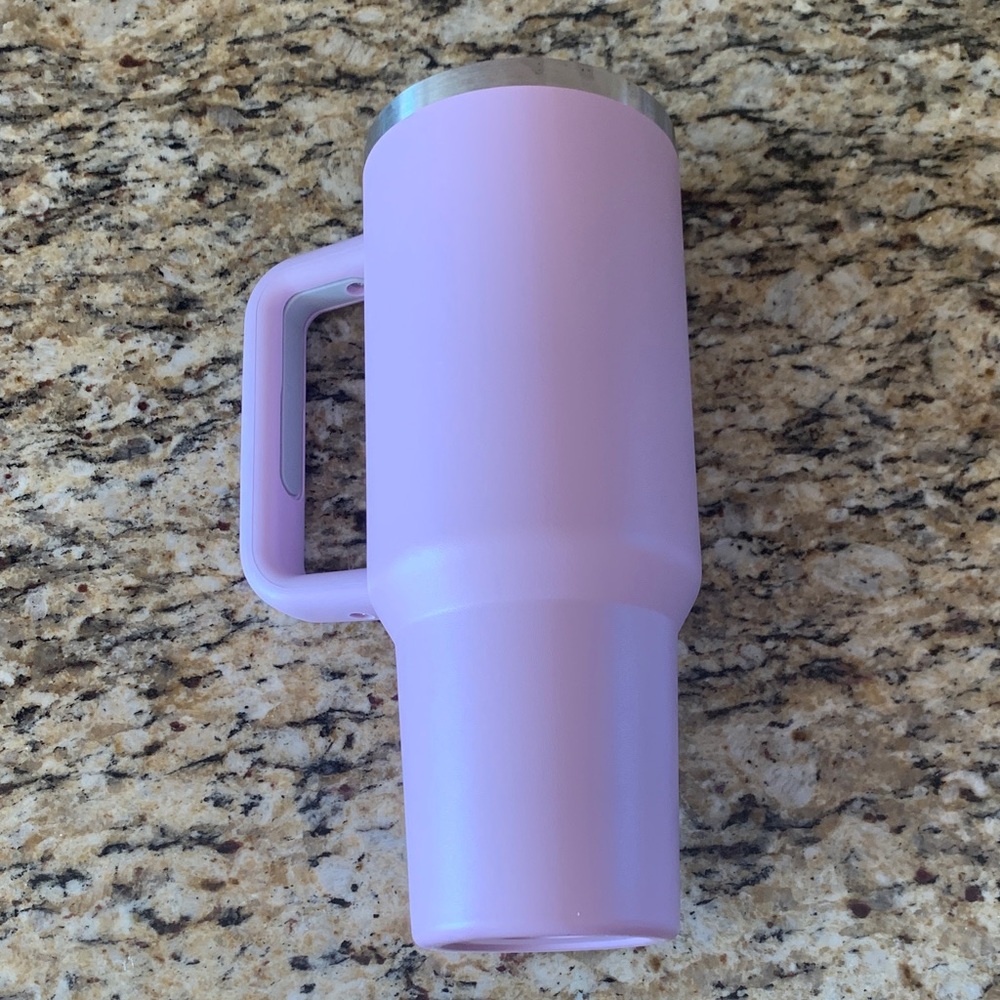 4/$10 Lilac Insulated Travel Mug -Generic Stanley -Missing lid